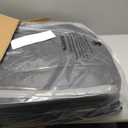 Seat Covers for 2015-2025 Ford F150 SuperCrew & 2017-2025 F250/F350/F450 Super Duty Crew Cab Pickup XL XLT Lariat King Ranch | Full Set Front and Rear(Black & Gray)