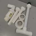 Swimming Pool Waterfall Fountain Spray - 2 Fountain Heads Water Sprinkler, Cool & Warm Pool Spa Water Temperatures, Water Fun Pool Aerator Backyard Decor for Above & In-ground Indoor Outdoor Pools (Dualwhite)