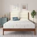 NapQueen Full Mattress, 6 Inch Anula Green Tea Memory Foam Mattress, Full Bed Mattress in a Box, CertiPUR-US Certified, Medium Firm, Natural Odor Neutralizer, Breathable Soft Fabric Cover (Full)