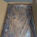 SONGMICS Set of 4 Countertop Organizers, Size: 11.7"W, Color Ink Black + Rustic Brown