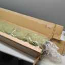 CHULIM Double Quilted Fabric Hammock with Hardwood Spreader Bars and Pillow 450 LBS Capacity 2 Person Large Hammock for Outdoor Patio Backyard Poolside - Green