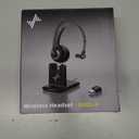 Bluetooth Wireless Headset with Mic for Work, Bluetooth 5.2, Advanced Noise Reduction Microphone, Clear Calls - Comfortable On-Ear Headphones, Applicable to PC, Laptop, Phone, Android, Zoom, Office