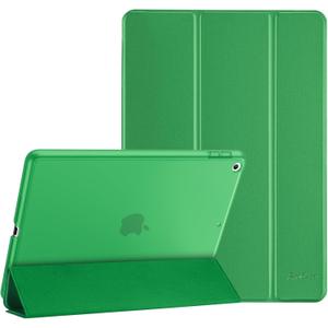 ProCase Smart Case for iPad 9.7 Inch iPad 6th/5th Generation 2018 2017(Model: A1893 A1954 A1822 A1823), Ultra Slim Lightweight Stand Cover with Translucent Frosted Back -Green