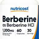 Nutricost Berberine HCl (1,200mg) 60 Capsules, 30 Servings