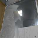 LOAAO 24X30 Inch Brushed Nickel Bathroom Mirror, Rounded Rectangle Silver Metal Frame Mirror, Brushed Nickel, Anti-Rust, Shatter Proof, Hangs Horizontally or Vertically