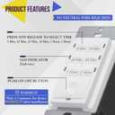 ENERLITES 2-Hour No Neutral Countdown Timer Switch, 2 Pack | UL Listed, 5-10-20-30 Min, 1-2 Hr, for Bathroom Exhaust Fans, Lights, LED Indicator, 120VAC 800W, Energy Saving