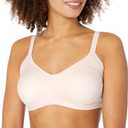 Warner's Women's Plus-Size Simply Perfect Easy Sized No Bulge Wirefree Bra (Large, Rosewater)