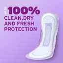 Poise Incontinence & Postpartum Pads for Bladder Leaks, 7 Drop Ultra Absorbency, Long Length, 39 Count