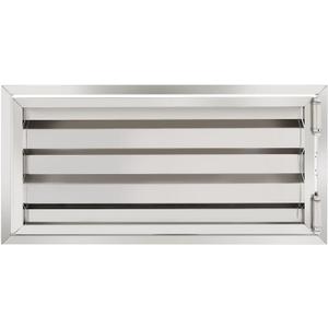 Crawl Space Door, Crawlspace Vent Cover Exterior, Stainless Steel Access Door, Basement Window Well Covers for Optimal Airflow & Ventilation (Silver, 32 X 16 Inch)