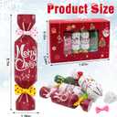 2 x Christmas Crackers with Prizes for Kids 12 PCS Christmas Party Favors Supplies Bulk Mini Non-Snap Dinner Table Favor Games Goodie Bag Stuffers Classroom Prizes Student Gifts Toys for Boys Girls