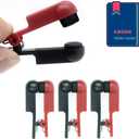 Vagus Nerve Ear Clip, Black Double-Sided Soft Head