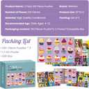 3-Pack 100 Piece Puzzles for Kids,Dogs Cats Cupcakes Puzzle for Kids Age 4-6 6-8 8-10,Unique Large Piece Animals Jigsaw Puzzle,Recycled Paper,Bright & Colorful Educational Puzzle Game,Boys Girls Gift