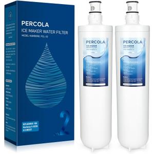 PERCOLA Manitowoc K00338/K00337 Arctic Pure Ice Maker Water Filter, Compatible with Manitowoc AR-10000 Ice Maker (Pack of 2)