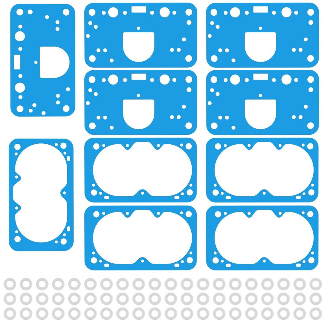 4150 Carburetor Gasket Kit for Holley Carburetor Gaskets 8-2000QFT 8-2000 M2300 Fits Holley Carburetor Fuel Bowl Gasket Kit