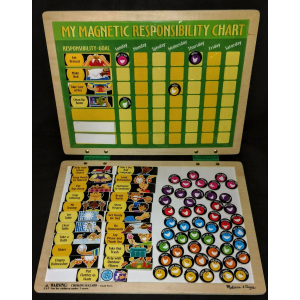 Melissa And Doug Wooden Magnetic Responsibility Chart