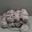 HOMBYS Khaki Chunky Chenille Yarn for Crocheting, Bulky Thick Fluffy Yarn for Knitting, Super Bulky Chunky Yarn for Hand Knitting Blanket, Soft Plush Yarn, 8 Jumbo Pack (27 yds,8 oz Each Skein)