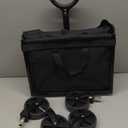 pikulLA Collapsible Folding Wagon Cart with Large Wheels & 150L Capacity | Heavy-Duty Foldable Utility Wagon for Groceries, Camping, Beach, Sports & Garden Use | Compact Storage, No-Tool Setup-Black