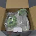 Mueller Pro-Series All-in-One, 12 Blade Mandoline Slicer for Kitchen, Food Chopper, Vegetable Slicer and Spiralizer, Cutter, Dicer, Grater, Kitchen Gadgets Sets with Container, White Sand/Pastel Green