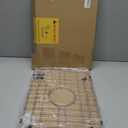 Sink Grid 18" X 12-1/2", Centered Drain with Corner Radius 1-1/2" (18" X 12-1/2" Centered Drain)