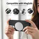 Compatible with Magsafe Magnetic 2 in 1 Detachable iPhone 13 Pro Wallet Case with Card Holder Credit Slots Men Women,PU Leather RFID Blocking Flip Kickstand for Apple 13 Pro 6.1",Black