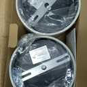 NIORSUN Battery Operated Wall Sconce Set of 2, Black Wireless Rechargeable Wall Lights with 5200mAh Dimmable Detachable Bulbs and Remote, 9 Colors Sconces Wall Decor for Bedroom Living Room Hallway (20.67 inch)