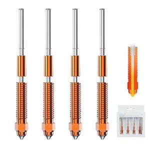 Creality K1C Nozzle - Unicorn Quick Swap Nozzle Kit for K1C, Ender 3 V3 / Plus 3D Printer,High Flow All-metal integrated Tri-metal Nozzle&Heat Break,600mm/s High Speed,300 High Temp,Tip 0.4,0.6,0.8mm