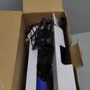 Shark Rechargeable Floor Sweeper, Motorized Brushroll, Compact Swivel Design, Easy-Empty Dust Cup, 10" Cleaning Path, Powerful Debris, Dust & Pet Hair Pickup, for All Floor Types, Blue, V2700Z