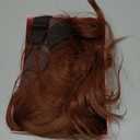 NAYOO Long Auburn Wavy Wig for Women 26 Inch Middle Part Lace Hairline Curly Wavy Wig Natural Looking Synthetic Heat Resistant Fiber Wig for Daily Party Use