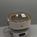 Mini Laundry Machine 16L  Foldable Portable Laundry Machine and Spinner for Baby Clothes, Underwear, Socks; Ideal for Travel, Dorms, Camping (Grey)