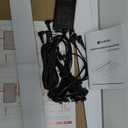 Vangoa Guitar Pedal Board with Isolated Power Supply, PD-M Aluminum One-Piece-Bent Portable Folding Powered Guitar Pedalboard with Premium Backpack-style Bag, Medium, 18"x13.5", 3.4lb, Gray