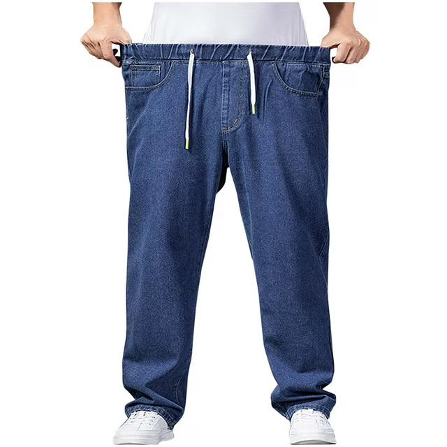 Men's Elastic Waist Jeans Medium
