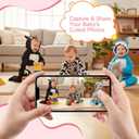 ALVABABY Christmas Baby Bunting Bodysuit with Hood, Romper Jumpsuit Animal Costume Outfit, Soft Warm Onesize Newborn Toddler (12-18 Months)