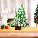 Christmas Religious Advent Calendars 2025 Wooden Christmas Tree Decorations 25 Days of Countdown, 25 Pcs Nativity Daily Bible Verses Gift, Study Prizes Xmas Gift, Xmas Tree Countdown