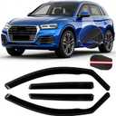 4pcs in-Channel Window Rain Guard Fit for Audi Q5/SQ5 8R 2009-2017