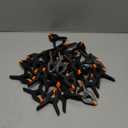 35 Pack 3.5 inch Plastic Spring Clamps, Black Heavy Duty Clips, Backdrop Clips, Plastic Clamps for Crafts, Backdrop Stand, Woodworking, Photography