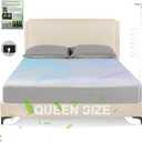 Grounding Sheets Queen Size, Earth Grounded Fitted Bed Sheet with 10% Pure Silver Fiber + 90% Organic Cotton, for Improved Sleep & Wellness (Gray, Queen - 80"x60"x15")