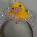 Suncalla Duck and Soap Bubble Headband Loofah and Soap Costume Halloween Cosplay Party Hair Accessory Shower Loofah Halloween Costume Attire Accessory Fun Headband for Adult Role Play Funny Carnival