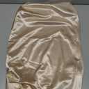 Thickened Satin Pillowcase for Zelimun Cervical Pillow, Smooth & Soft Pillowcase, Contour Pillow Cover with Zipper (Champange)