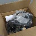 Amazon Basics Electric Kettle with Glass Carafe for Tea and Coffee, BPA-Free, Fast Boiling, Auto Shut-Off, 1.7 Liter, 1500W, Black and Silver (1.8 Quarts)