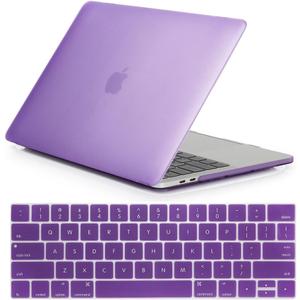 Se7enline Compatible with MacBook Pro 13 inch Case 2016-2024 Hard Cover for Mac Pro 13 in M1/M2 A2338/A2251/A2289/A1706/A1989/A2159 with Touch Bar&Keyboard Cover, Light Purple
