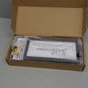 WOPITUES Floating Shelves for Wall Decor Sign, Bathroom Organizers and Storage, Bathroom Shelves Over Toilet with Metal Guardrail - Black