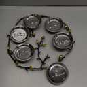 EMANUEL Yair Passover Seder Plate 14 inch Sculpted Pomegranate Branch with Gold Accents. Pesach Dish Judaica Gift