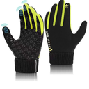 Winter Kids Warm Sports Gloves: Cold Weather Water Resistant Touchscreen Fleece Soft Lining Children Mittens for Boys Girls 6-8Years