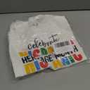 Hispanic Heritage Month Shirt Kids Toddler Boys Girls, Latino Countries Flag T-Shirt National Hispanic Gifts Tee Tops 2T-8Y (White)