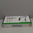 ZealSound Gaming Microphone Kit,Podcast Condenser USB Mic with Boom Arm,Supercardioid Microphone with Mute Button,Echo Volume Gain Knob,Adjust Monitor for Phone PC Computer (White)