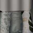 Yoofoss Bassinet Sheets Baby Girl Boy, Fitted Bassinet Sheet Set 3 Pack Universal Fit for Cradle Moses Basket Oval Rectangle Round Hourglass Mattress, Soft Breathable (Green+Leaf)