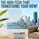 SqueeGBot Window Cleaning Robot Ideal for Panoramic Windows, Tiles, Mirrors, Robot Windows Cleaner with Intelligent AI 5.0 Navigation, Electric Window Cleaner Water Spraying, up to 5300 Pa