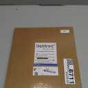 Simplebrand Cream Sheer Curtains 63 Inch Length 2 Panels, Rod Pocket Solid Color Window Sheer Curtain Panels, Elegant Curtains & Drapes for Living Room, Bedroom 2 Panels (Cream, 42" W x 63" L)