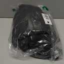 EVALESS Cropped Puffer Vest Women Lightweight Quilted Stand Collar Sleeveless Jackets Fall Winter 2025 Button Zip Up Coat (Large, Black)