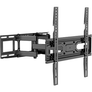 WALI Full Motion TV Wall Mount for Most 32-70 inch Flat Curved TV, Swivel Extension Tilting Leveling TV Mount Bracket Max Mounting Holes 400x400mm, Holds up to 88 lbs & 12/16" Wood Studs (32-70inch)